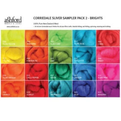 Corriedale Wool Felting Sample Pack 7 Corriedale Wool Felting Sample Pack -BEKA Store ASH FSP2c 71000.1699028105