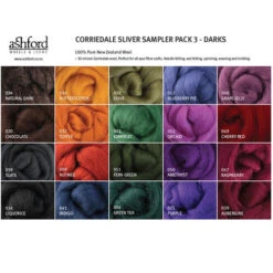 Corriedale Wool Felting Sample Pack 8 Corriedale Wool Felting Sample Pack -BEKA Store ASH FSP3c 91875.1699028102