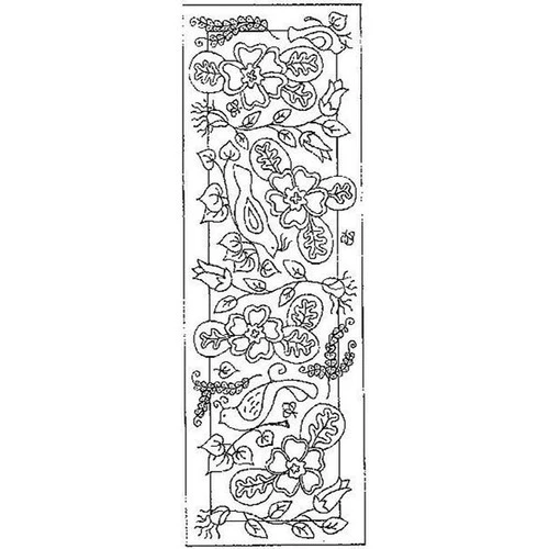 Botanical Runner Rug Pattern