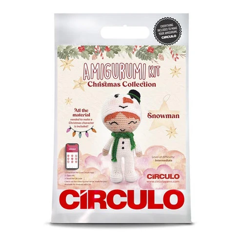 Circulo Amigurumi Kit - Snowman 2023 1 Circulo Amigurumi Kit - Snowman 2023