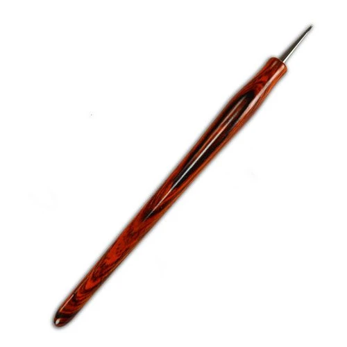 Nancy Miller Hook - Pencil Cocobolo Handle 1 Nancy Miller Hook - Pencil Cocobolo Handle