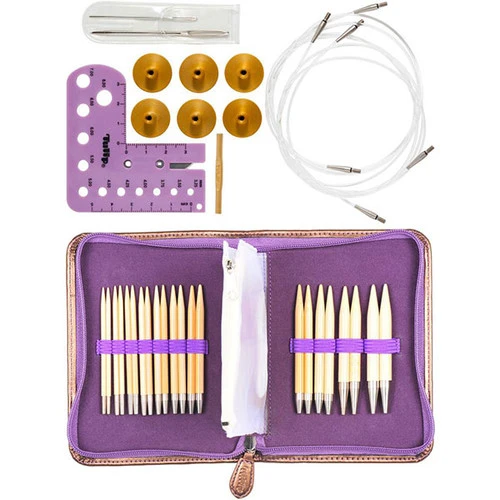 CarryC Interchangeable Bamboo Knitting Needle Set 3 CarryC Interchangeable Bamboo Knitting Needle Set - Image 3