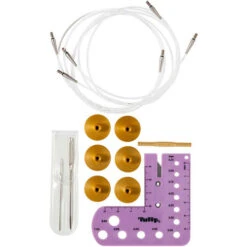 CarryC Interchangeable Bamboo Knitting Needle Set 7 CarryC Interchangeable Bamboo Knitting Needle Set -BEKA Store SPI 072976c 13305.1552258136