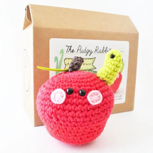 The Pudgy Rabbit Crochet Kit - Apple 2 The Pudgy Rabbit Crochet Kit - Apple - Image 2