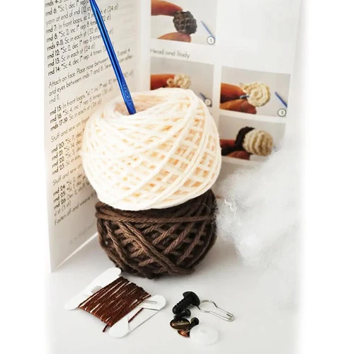 The Pudgy Rabbit Crochet Kit - Mini Bear 2 The Pudgy Rabbit Crochet Kit - Mini Bear - Image 2