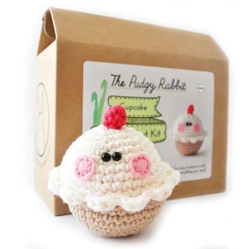 The Pudgy Rabbit Crochet Kit - Cupcake 2 The Pudgy Rabbit Crochet Kit - Cupcake - Image 2