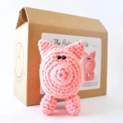 The Pudgy Rabbit Crochet Kit - Pig -BEKA Store TPR SQ4831365 89669.1698069848