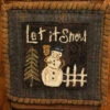 Punch Needle Kit - Let It Snow Man
