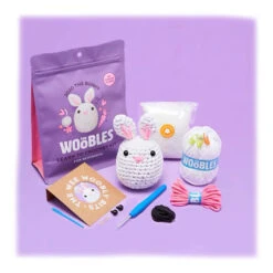 The Woobles Beginner Crochet Kit - Jojo The Bunny